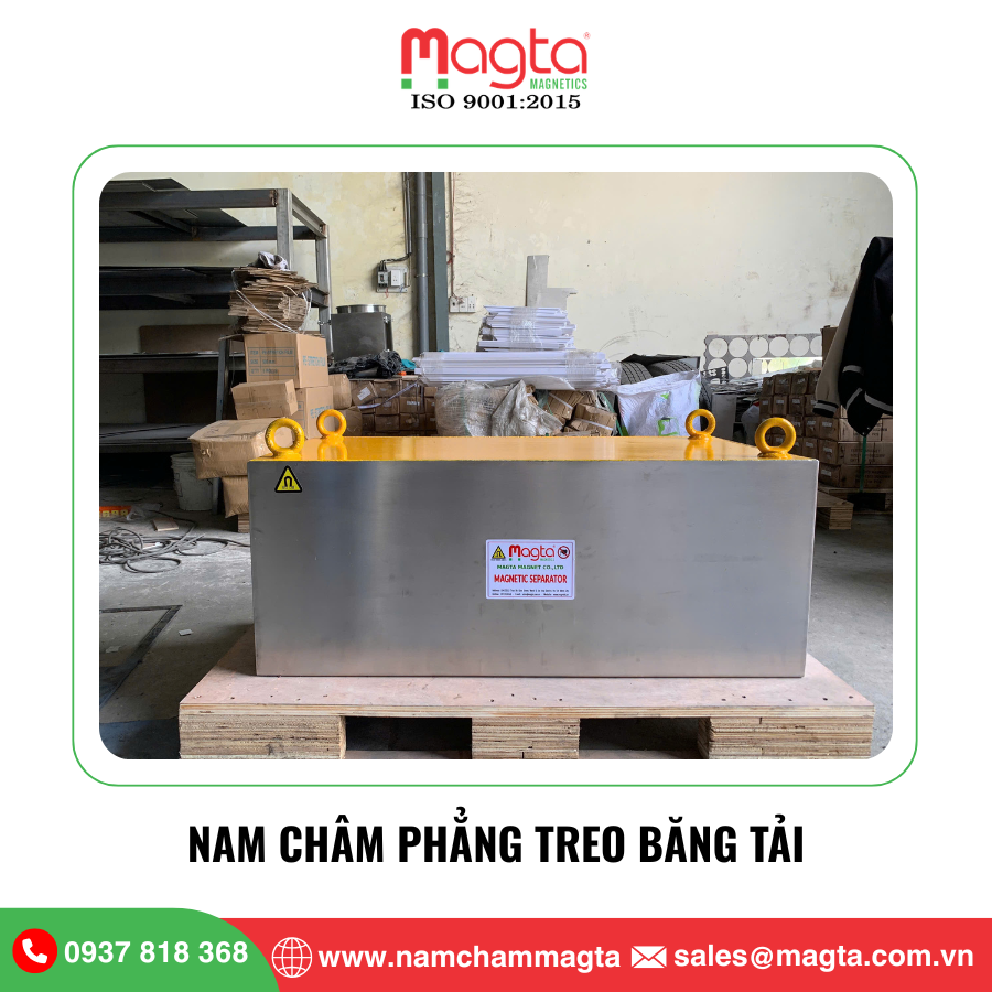 Nam Châm Phẳng Treo Băng Tải Nam Châm Phẳng Treo Băng Tải