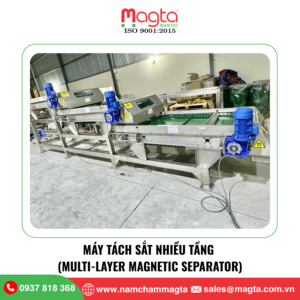Thiết Bị Tách Sắt Băng Tải Nhiều Tầng 