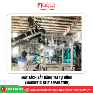 Máy Tách Sắt Băng Tải Tự Động