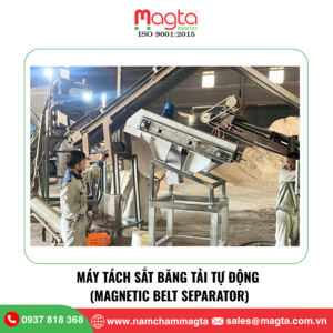 Máy Tách Sắt Băng Tải Tự Động