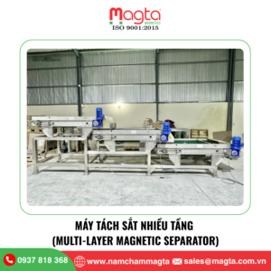 Thiết Bị Tách Sắt Băng Tải Nhiều Tầng