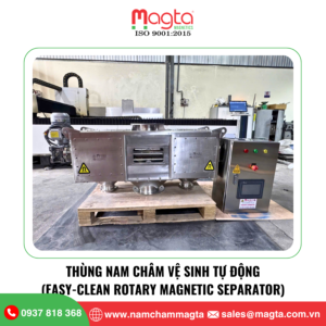 Thùng Nam Châm Lọc Sắt Vệ Sinh Tự Động