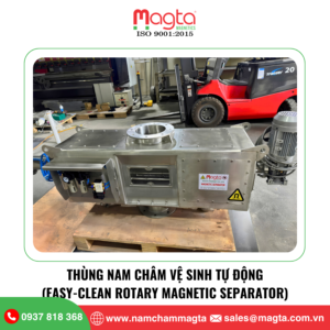 Thùng Nam Châm Lọc Sắt Vệ Sinh Tự Động
