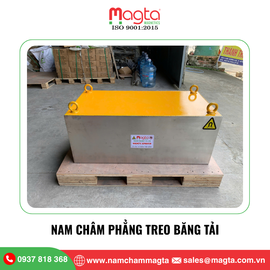 Nam Châm Phẳng Treo Băng Tải Nam Châm Phẳng Treo Băng Tải