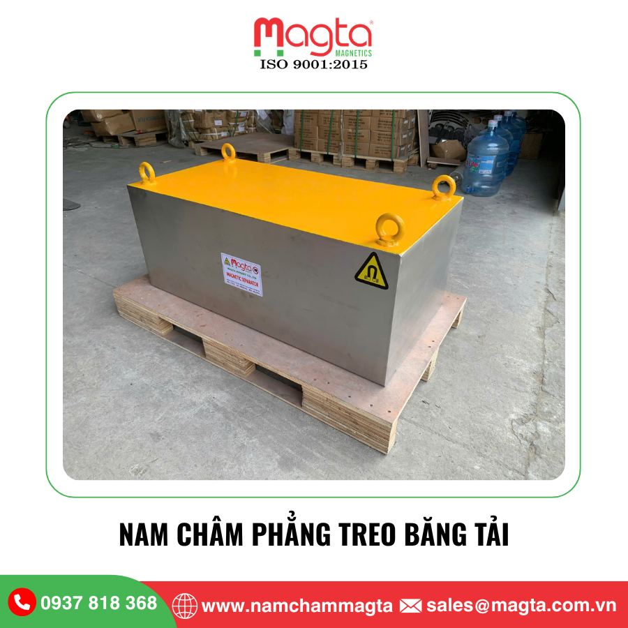 Nam Châm Phẳng Treo Băng Tải Nam Châm Phẳng Treo Băng Tải