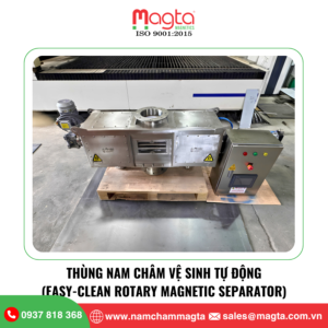 Thùng Nam Châm Lọc Sắt Vệ Sinh Tự Động