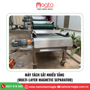 Thiết Bị Tách Sắt Băng Tải Nhiều Tầng 
