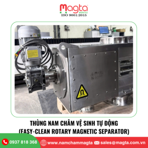 Thùng Nam Châm Lọc Sắt Vệ Sinh Tự Động