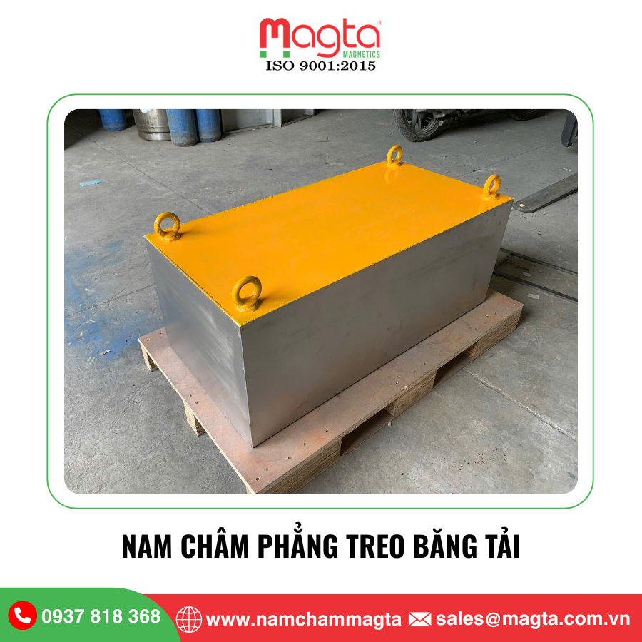 Nam Châm Phẳng Treo Băng Tải Nam Châm Phẳng Treo Băng Tải