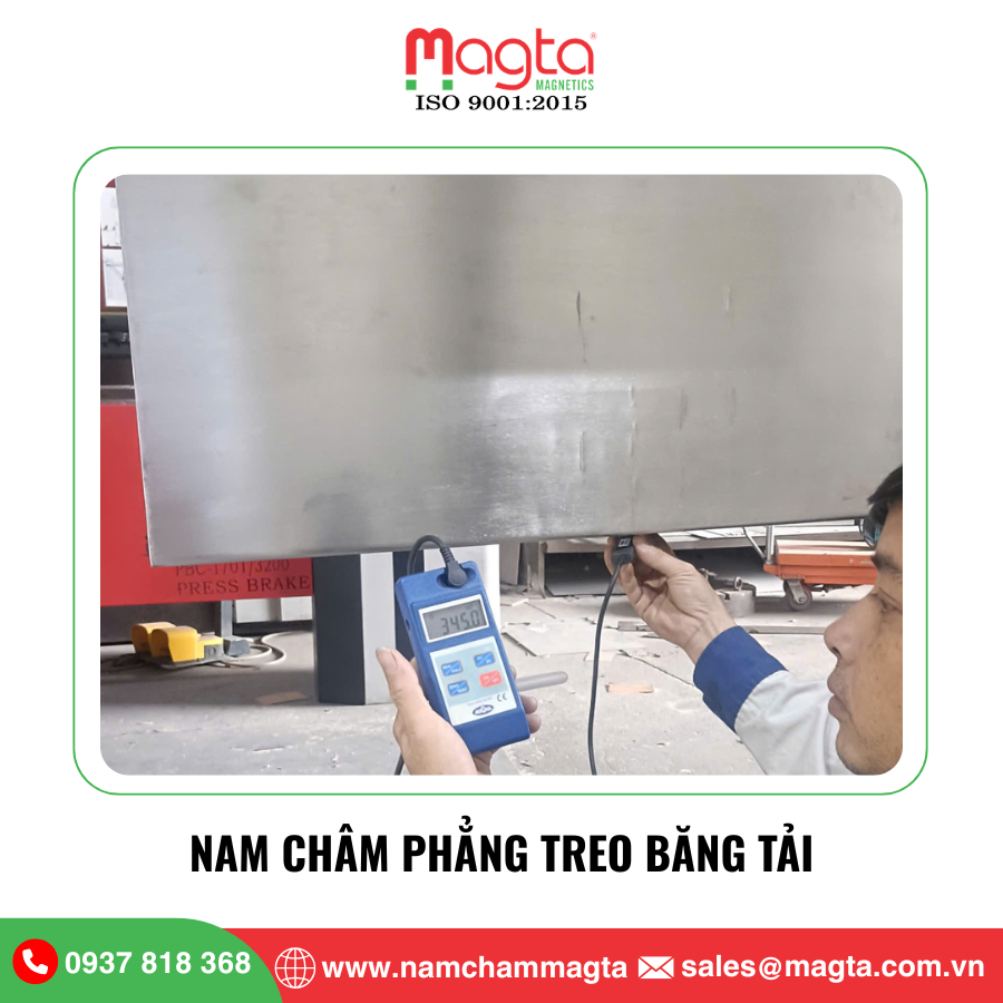 Nam Châm Phẳng Treo Băng Tải Nam Châm Phẳng Treo Băng Tải