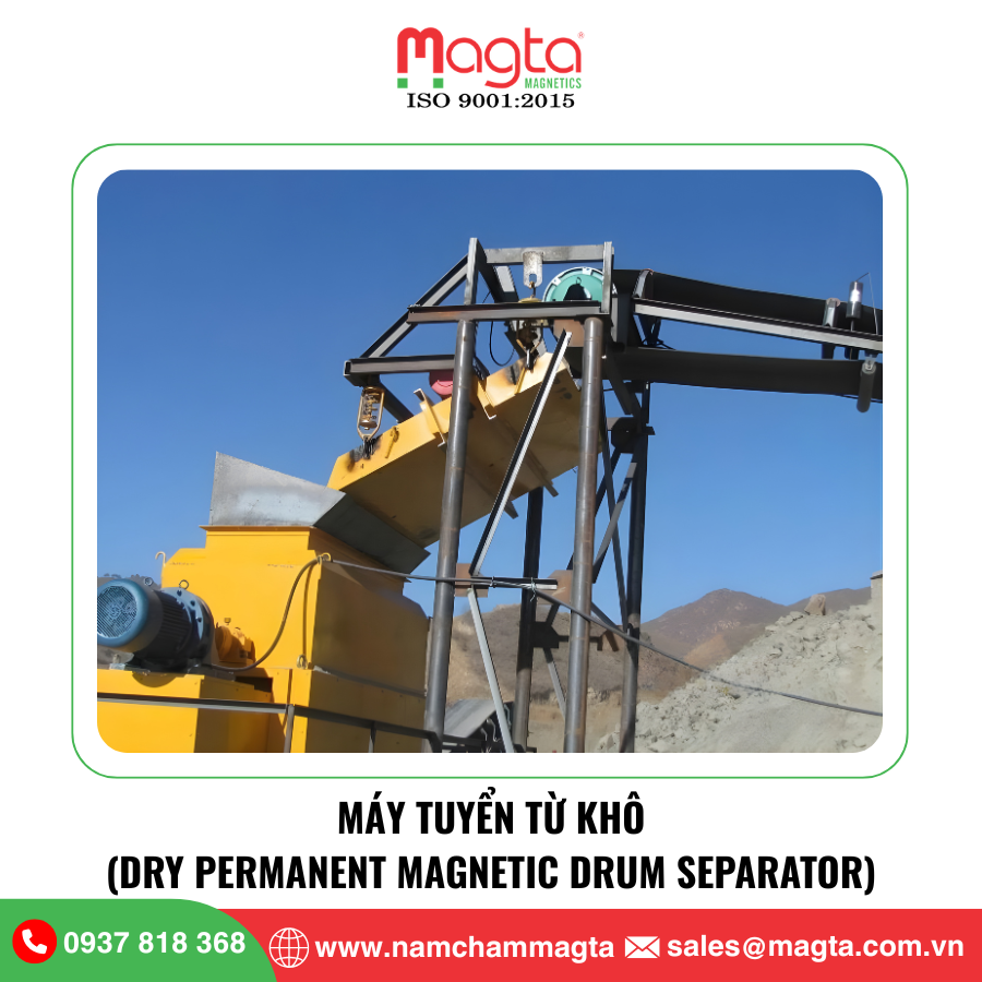 máy tuyển từ khô máy tuyển từ khô