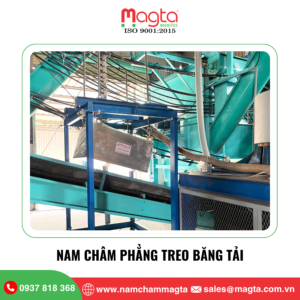 Nam Châm Phẳng Treo Băng Tải