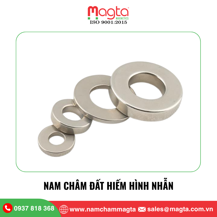 1 Nam châm đất hiếm hình nhẫn