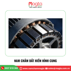 Nam châm đất hiếm hình cung