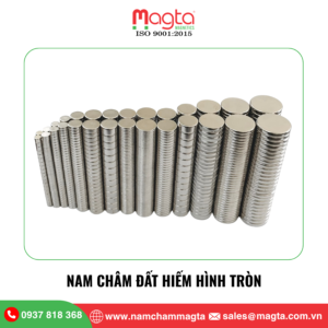 nam châm đất hiếm hình tròn