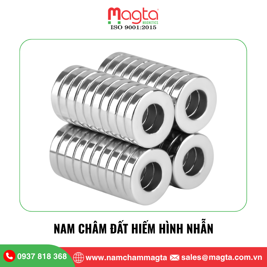 13 Nam châm đất hiếm hình nhẫn