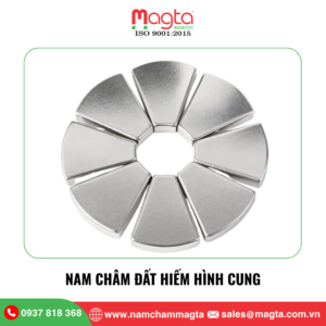 Nam châm đất hiếm hình cung