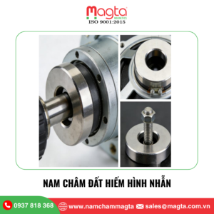 Nam Châm Đất Hiếm Hình Nhẫn Nam châm đất hiếm hình nhẫn