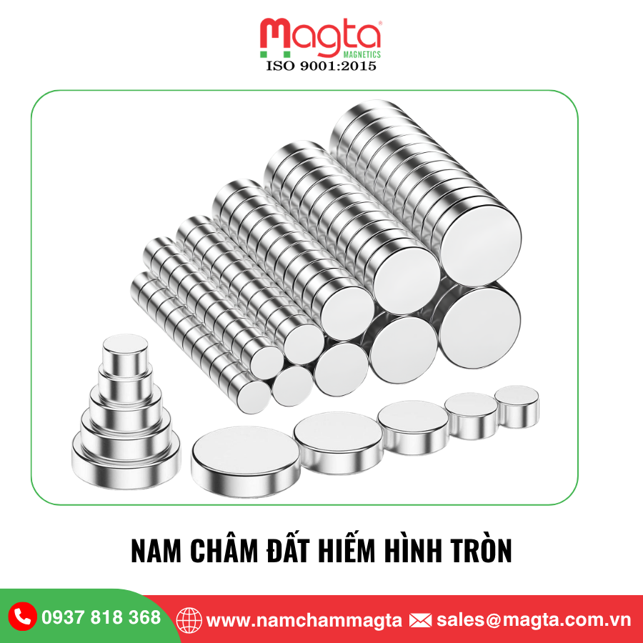 nam châm đất hiếm hình tròn nam châm đất hiếm hình tròn