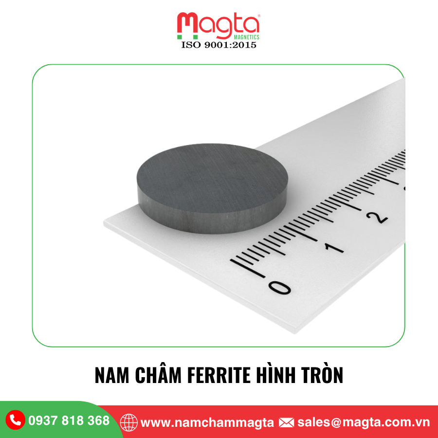 4 Nam châm Ferrite hình tròn