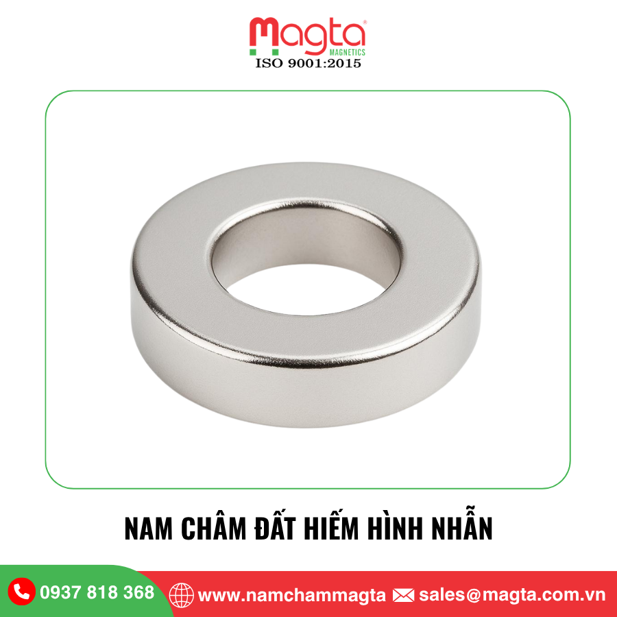 5 Nam châm đất hiếm hình nhẫn